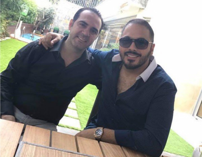 بالصور: رامي عياش بضيافة وائل جسار