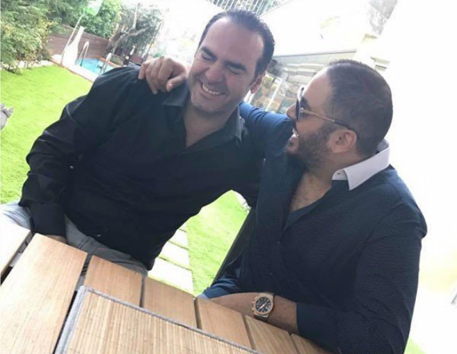 بالصور: رامي عياش بضيافة وائل جسار