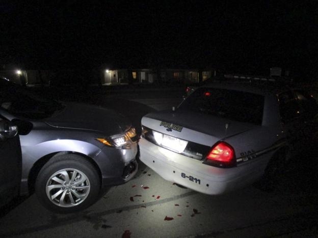 Photos: College Student Takes Topless Selfie, Hits Police Car, Gets Arrested