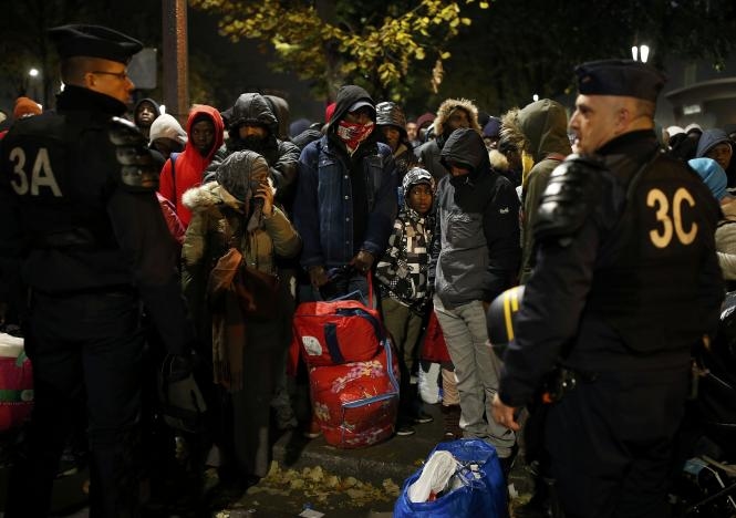 Police Clear Paris Migrant Camp That Grew After Calais