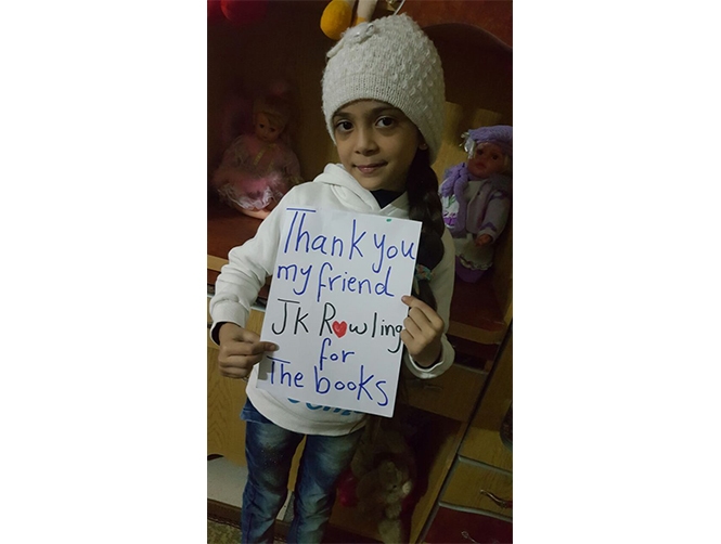 JK Rowling Sends Harry Potter Books to Child Fan in Syria