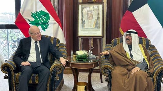 Mikati meets Kuwaiti Crown Prince in Riyadh