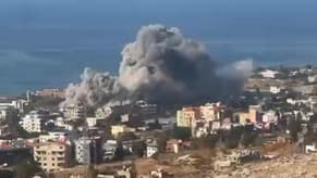 Watch: Intense Israeli Airstrike Hits Jiyeh