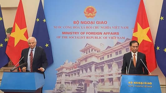 EU's Borrell offers Vietnam security support on South China Sea