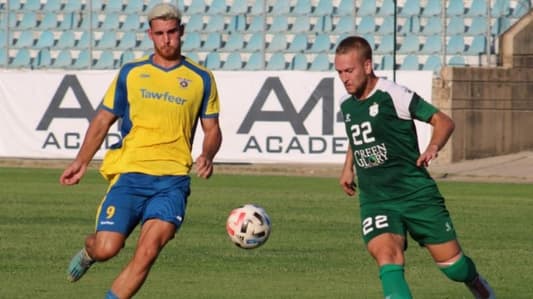 The match between Ansar and Safa ended with a 2-2 draw within the fifth stage of the Lebanese Football League