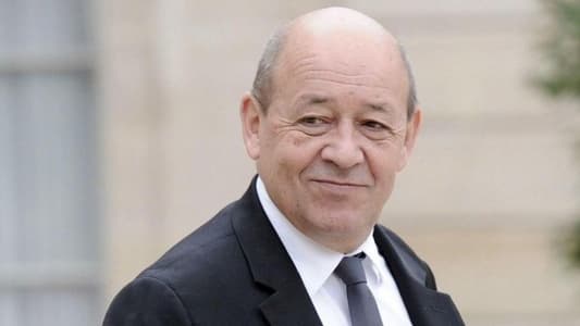 Sources to MTV: Le Drian is expected to meet former Minister Ziad Baroud in the evening, in addition to associations, groups and personalities from civil society