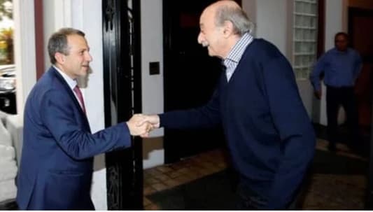 Sources to MTV: Jumblatt-Bassil's meeting did not take place at noon over lunch, following the FPM’s dissatisfaction with Abou Faour's visit to Maarab and his statement from there