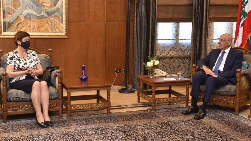 Berri meets newly appointed UN Special Coordinator for Lebanon, outgoing Senegal's Ambassador