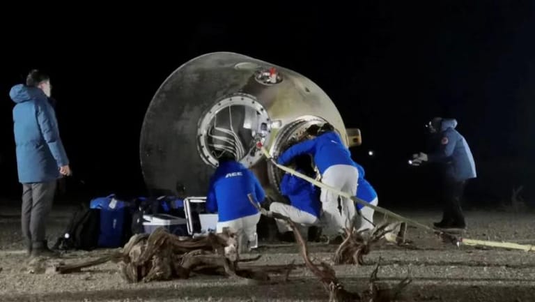Chinese astronauts return to earth after 'successful' six-month mission