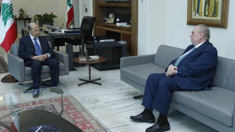 الرئيس عون التقى رئيس لجنة الاقتصاد والتجارة والصناعة والتخطيط النائب فريد البستاني الذي أطلعه على ما تقوم به اللجنة لمعالجة أزمة تصدير المنتجات اللبنانية الى دول الخليج