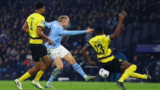 Haaland scores twice as Man City clinch Champions League last 16 place