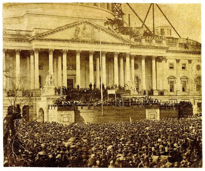 A Half Completed Building and a Rare Photograph from Abraham Lincoln's First Inauguration