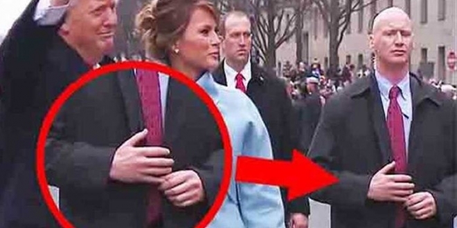 بالصور: خدعة مذهلة لحراس "ترامب" يومَ تنصيبه!