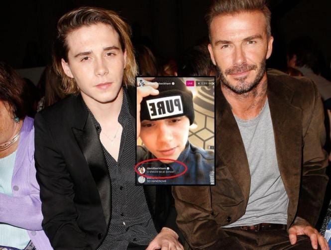 David Beckham Trolls His Son's Instagram Live in the Most Dad Way Ever