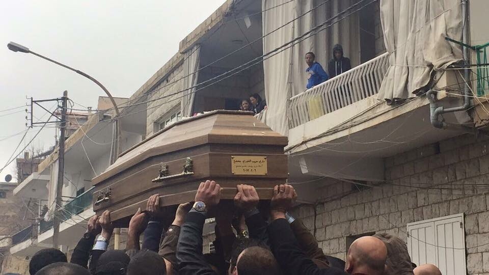 جعجع ودّع والدته...