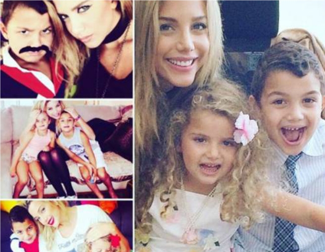 دانا تنشر صور أطفالها بعد عودتها الى الغناء