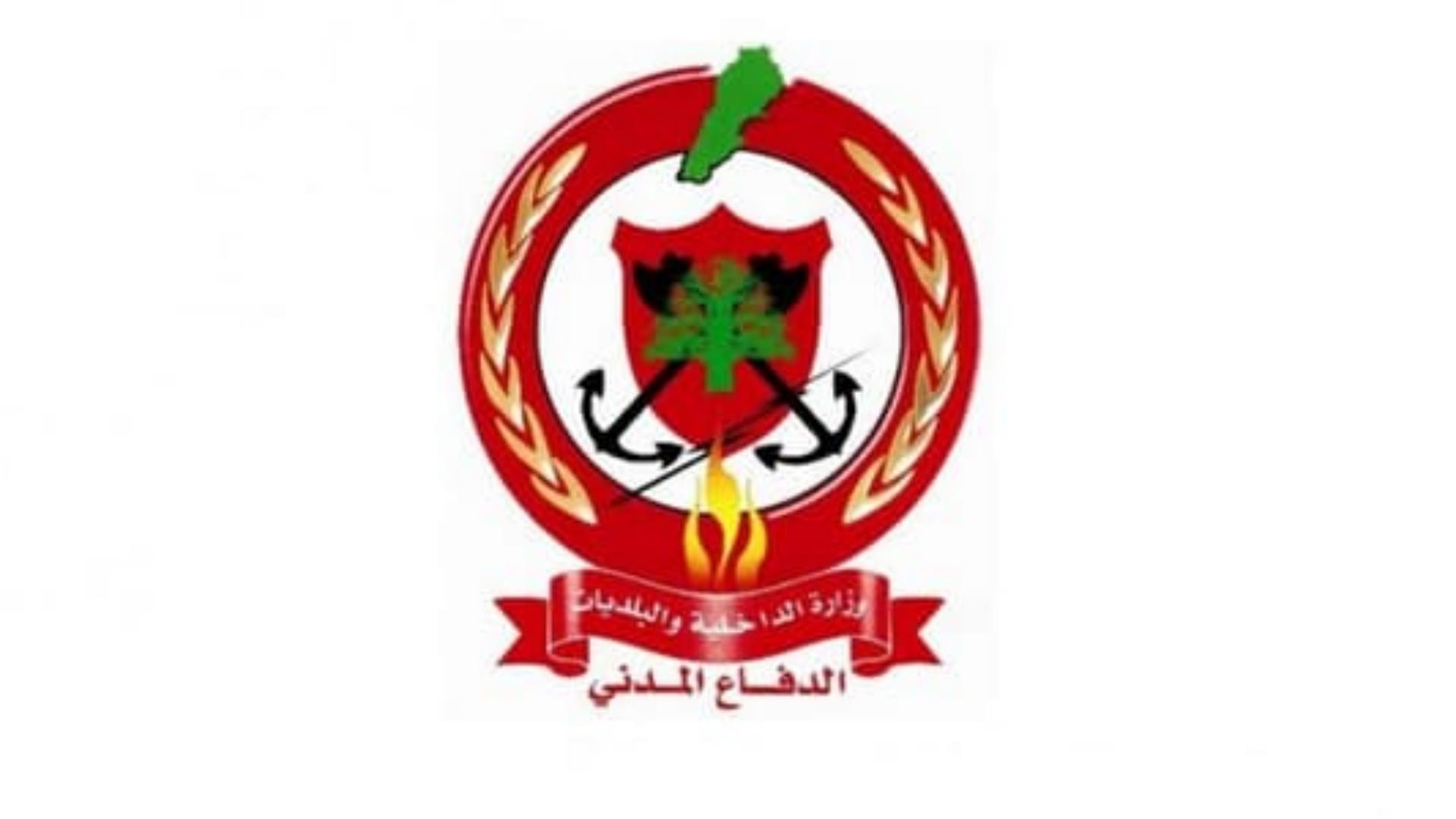 الدفاع المدني ينتشل أشلاء شهيدين في ميس الجبل