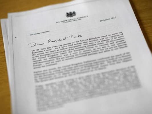 Read UK's Full Letter to EU's Tusk Triggering Brexit Process