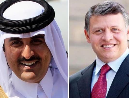 اتصال غير مألوف بين العاهل الأردني وأمير قطر