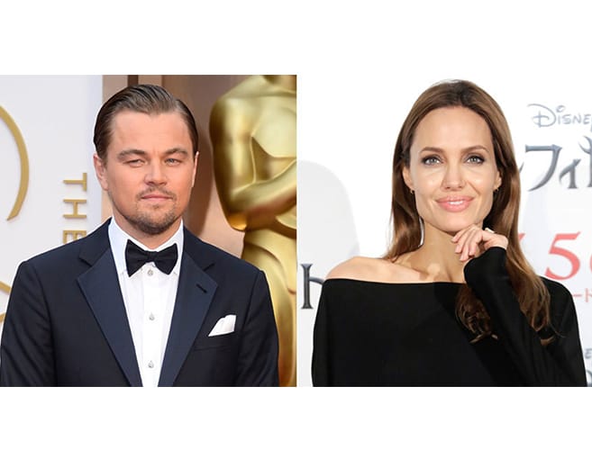 ماذا بين أنجلينا وليوناردو؟