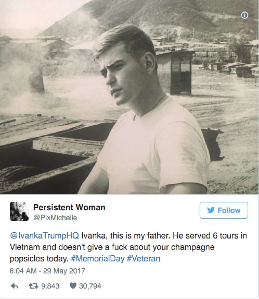 Photos: Ivanka Trump's 'Champagne Popsicles' Tweet on Memorial Day Gone Wrong 