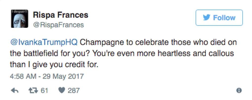 Photos: Ivanka Trump's 'Champagne Popsicles' Tweet on Memorial Day Gone Wrong 
