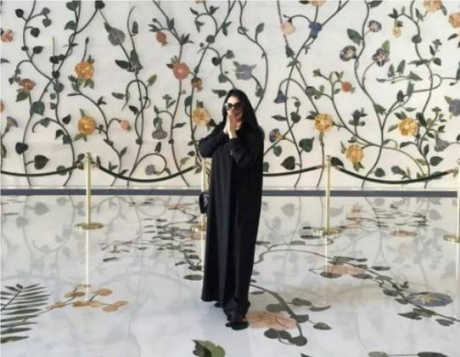 بالصورة: زوجة صابر الرباعي في الحجاب