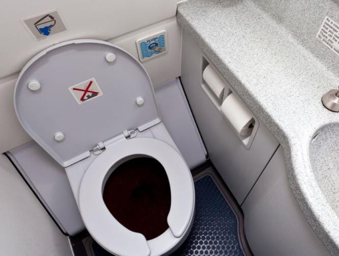 The Truth Behind How Airplane Toilets Actually Work
