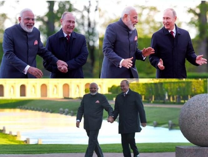 Photos: India's Prime Minster Has Absolutely No Personal Space Issues