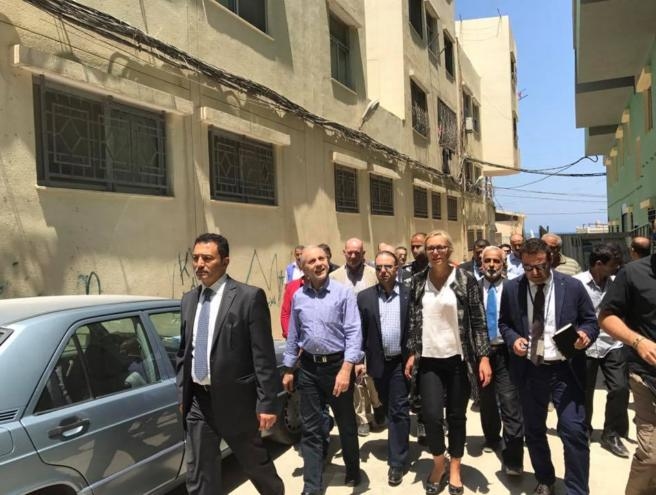 المرعبي زار وكاغ ومدير الأونروا مخيم البارد