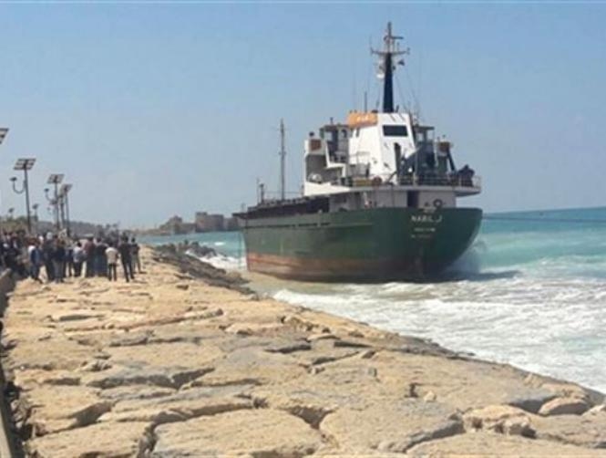 السفينة نبيل تعود الى البحر