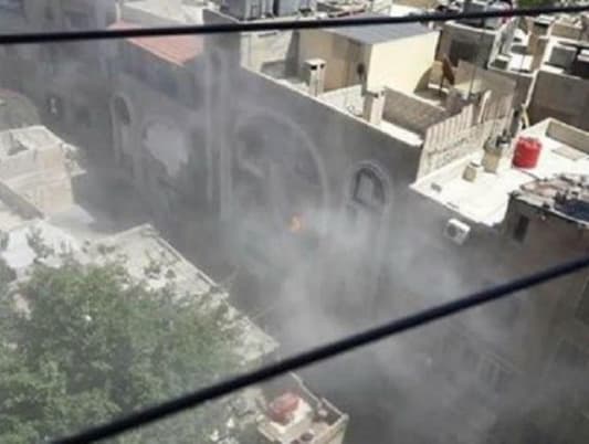 قصف صاروخي عنيف على دمشق