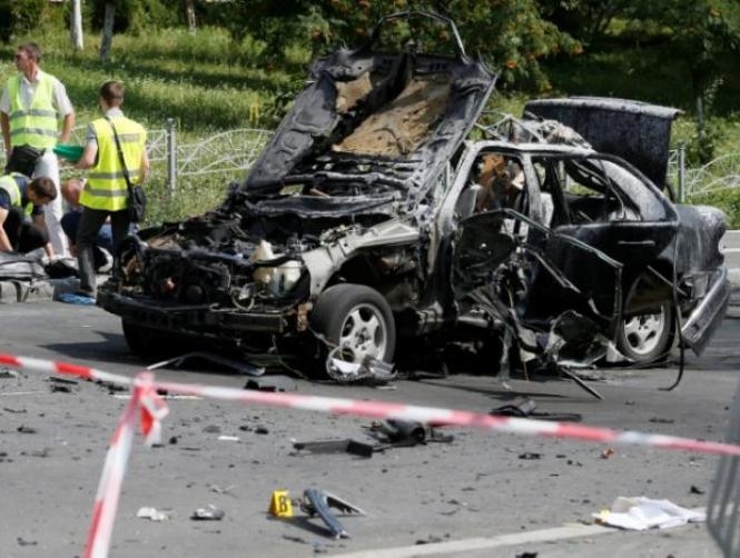 Kiev car bomb kills colonel in Ukrainian military intelligence