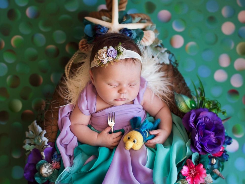 Photos: Tiniest Disney Princesses in Newborn Photo Shoot