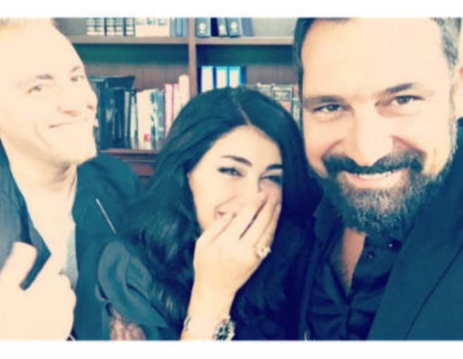 بالصور: ماذا بين الممثلة السورية والنجم التركي الوسيم؟