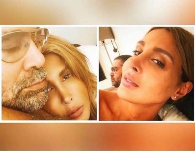 صور الفنان اللبناني وزوجته في السرير تثير الضجة