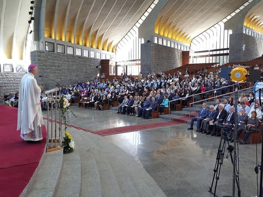 Caccia presides over Thanksgiving Mass in Harissa: I found faith in Lebanon