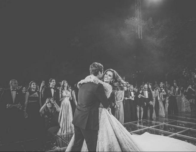 بالصور: فستان لارا اسكندر في زفافها من توقيع زهير مراد وهكذا بدَتْ