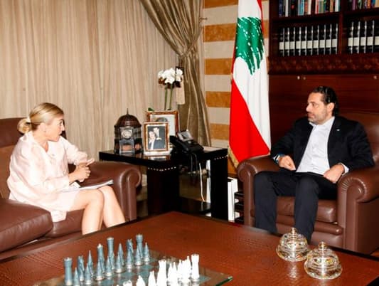 Hariri receives Norwegian ambassador