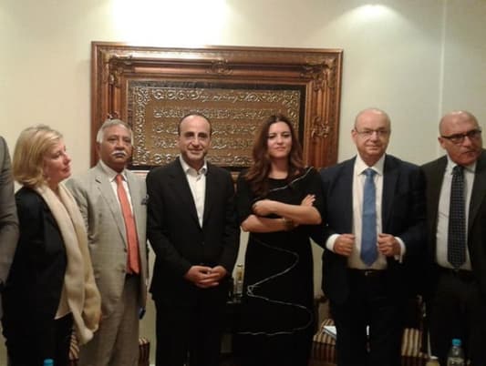 Matias visits Hezbollah official Ammar Moussawi