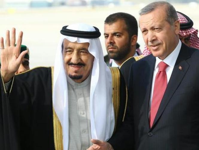 أردوغان يبحث هاتفيا مع الملك سلمان الأوضاع في سوريا