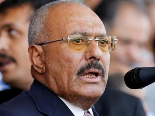 Houthis Blow up Ex-President Saleh's House