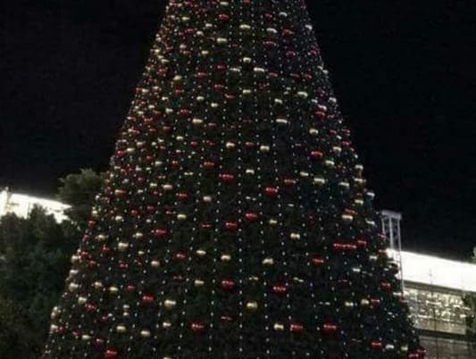 شجرة الميلاد أمام كنيسة المهد أطفئت بسبب ترامب