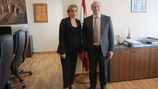 وزير الثقافة استقبل سفيرة لبنان لدى اليونيسكو 