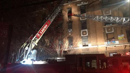 بالفيديو والصور: 12 قتيلاً في حريق ضخم في مبنى في نيويورك