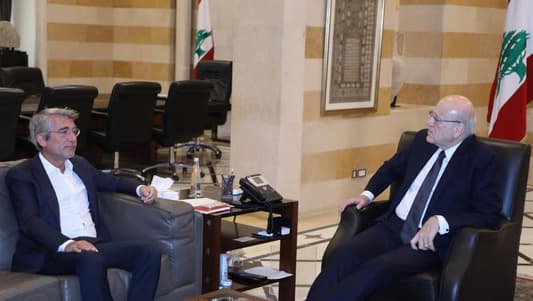 Mikati discusses electricity crisis, diplomatic efforts with Grand Serail visitors