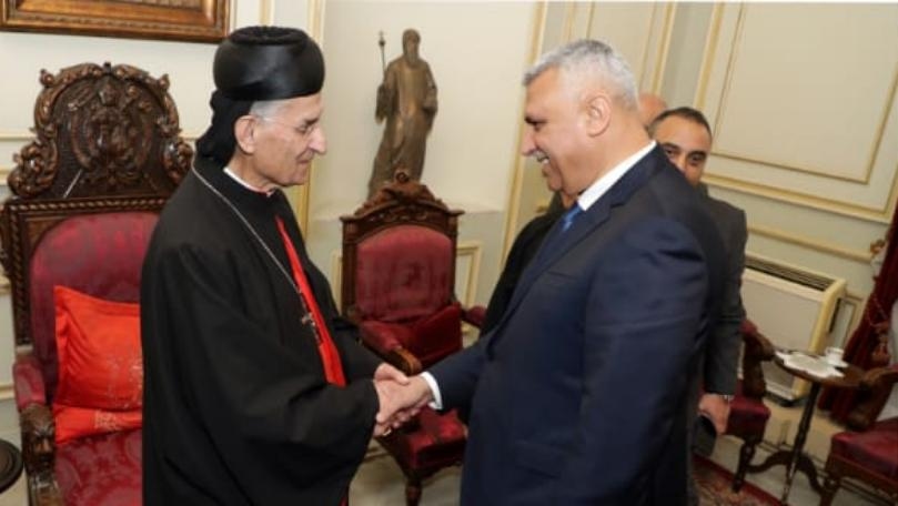 الراعي عرض للتطوّرات الأمنية مع اللواء شقير