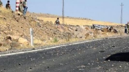 Turkey says two workers killed by PKK explosives on rural road