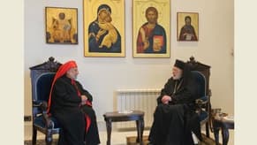 Archbishop Audi meets Patriarch Minassian