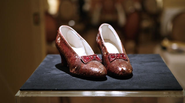 FBI Charges Man with Stealing Dorothy's The Wizard of Oz Slippers